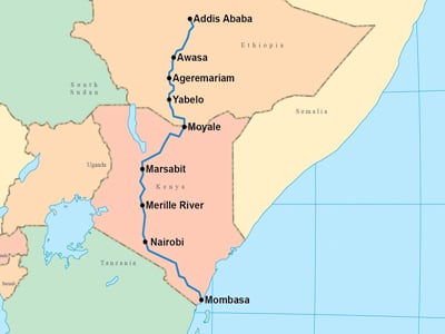 1 Nairobi Mombasa Addis Abeba