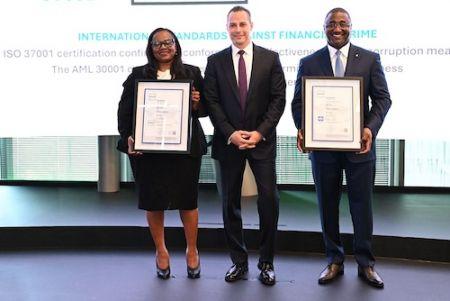 BGFIBank renforce ses standards internationaux avec les certifications AML 30001 et ISO 37001