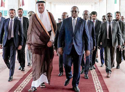 Emir du Qatar macky Sall