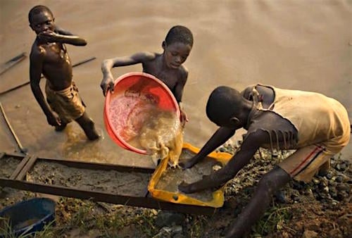 orpaillage cote divoire enfants