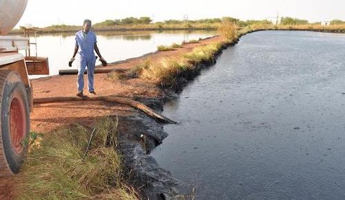 rivière polluée